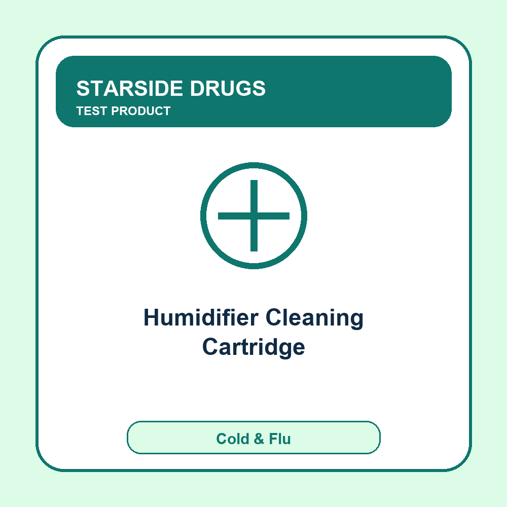 TEST - Humidifier Cleaning Cartridge