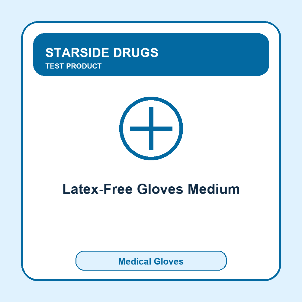 TEST - Latex-Free Gloves Medium