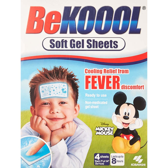 BE KOOOL SHEET FOR CHILDREN ADHESIVE PATCH 4 CT