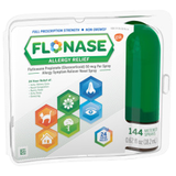 Flonase Allergy Relief Nasal Spray, 24 Hour Non Drowsy Allergy Medicine, Metered Nasal Spray - 144 Sprays