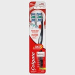 Colgate 360 Advanced Optic White Toothbrush, Soft - 2 ct