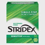 STRIDEX PADS SENSITIVE SKIN 90 PADS水杨酸祛痘贴片