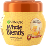 Garnier® Whole Blends Honey Treasures Repairing Mask, Damaged Hair, 10.1 oz