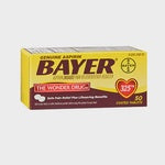 Bayer Aspirin Pain Reliever/Fever Reducer 325mg Coated Tablets 50 ct Box