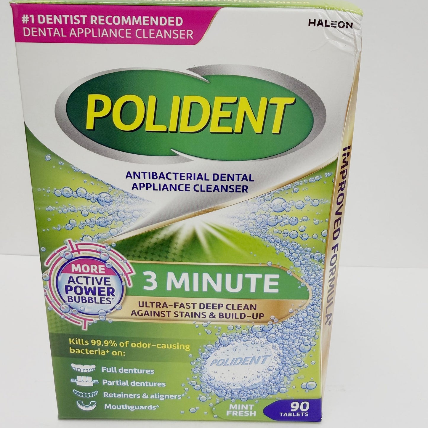 Polident Dental Appliance Cleanser Tablets 90ct