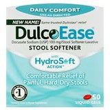 DULCOEASE STOOL SOFTENER LIQUID GELS 50 CT