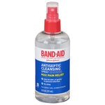 Band-Aid Antiseptic Cleansing Spray, Max Pain Relief - 8 fl oz