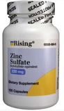 Rising; Zinc Sulfate 220 mg 100 Capsules