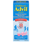 Advil Suspension, Children's, Liquid, Bubble Gum-Flavored - 4 fl oz