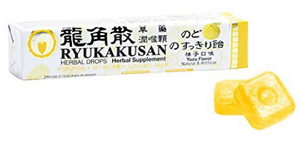 龍角散 - 柚子口味Ryukakusan (Yuzu Flavor) Herbal Drops, Herbal Supplement 11 Drops (44g)