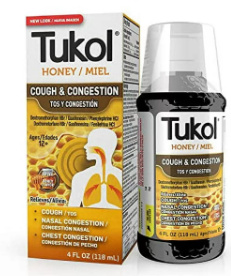 TUKOL HONEY COUGH & CONGESTION 4FL