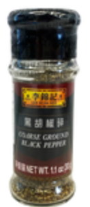 李锦记 黑胡椒碎 COARSE GROUND BLACK PEPPER 1.1OZ