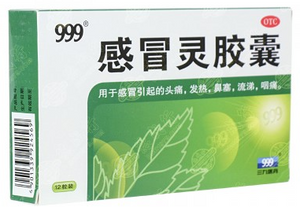 感冒胶囊999 Gan Mao Ling Jiaonang (0.5g x 12 Tablets)