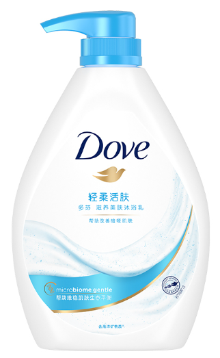 多芬 温和去角质沐浴露DOVE GENTLE EXFOLIATING BODY WASH WITH PUMP 1000ml