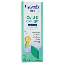 Hyland's Kids, Cold & Cough, Nighttime, Ages 2-12, Unflavored, 4 fl oz