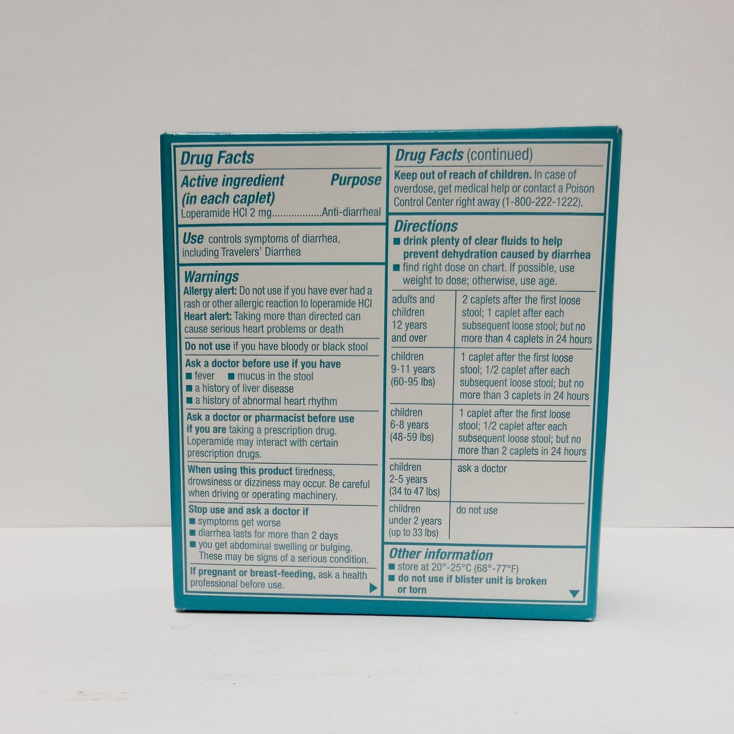 Imodium A-D Caplets 2mg 6 Count