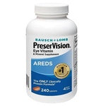 Bausch & Lomb Ocuvite PreserVision Tablets 240 Tablets