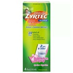 Zyrtec Children's Allergy Liquid, Bubble Gum Flavored 4FL/OZ