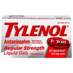 Tylenol 325 Mg Regular Strength Pain Relief Liquid Gels, 20 Ea