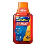 Theraflu Max Strength Flu Relief Syrup, Honey & Elderberry Flavor, 8.3 OZ