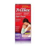 Tylenol Infants Pain and Fever Grape Flavor Oral Suspension, 2 Fluid Ounce