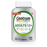 Centrum Silver Multivitamins for Adults, Multivitamin/Multimineral Supplement - 220 Count