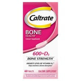 Caltrate Calcium 600 Plus Vitamin D3 Calcium Supplement Tablets 60ct