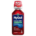 Vicks NyQuil Cough DM + Congestion Medicine, Berry Flavor, 12 fl oz