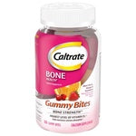 Caltrate Calcium Plus Vitamin D3 Gummy Bites - Black Cherry, Orange, & Strawberry Flavor 50ct