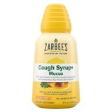 Zarbee's Naturals Cough Syrup+ Mucus Natural Honey Lemon Flavor Dietary Supplement, 8 fl oz