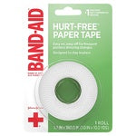 Band-Aid First Aid Hurt-Free Medical Paper Tape Small 1 INCH BY 10 YARDS