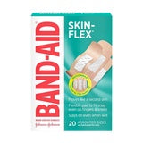 Band Aid Skin Flex Adhesive Bandages, Assorted Sizes - 20 CT