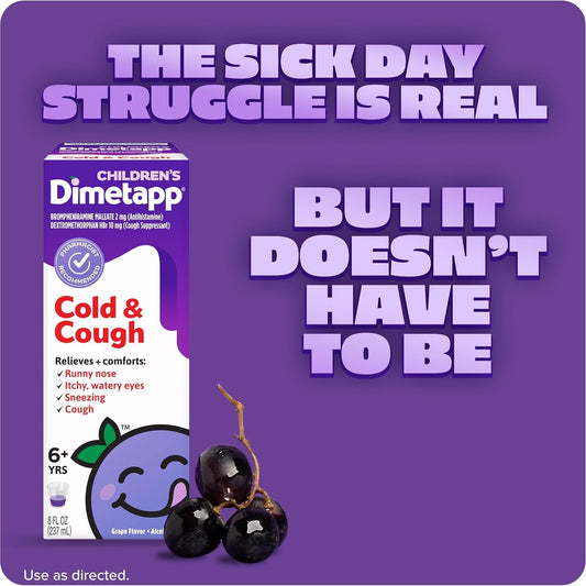 Children's Dimetapp Soothing Liquid Grape Flavor 8