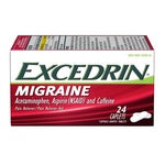 Excedrin Migraine Acetaminophen, Aspirin and Caffeine Caplets, 24 Ea