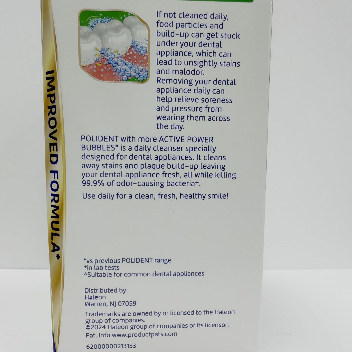 Polident Overnight Whitening Denture Cleanser 90ct