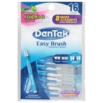 DenTek Easy Wide Brush Interdental Cleaners, Brushes Between Teeth, Mint Flavor, 16 Ct.