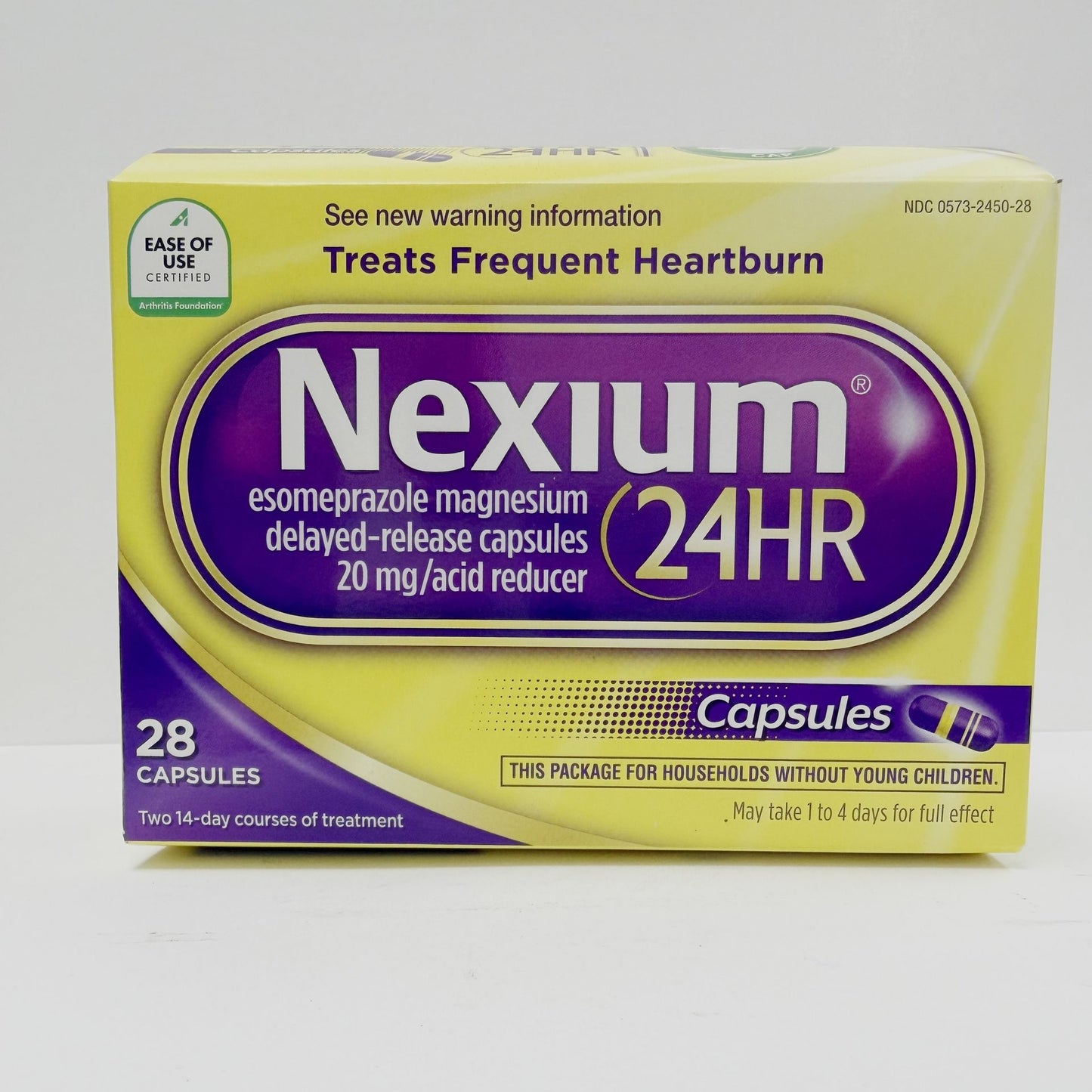 Nexium 24HR Capsules 20mg 28 Count