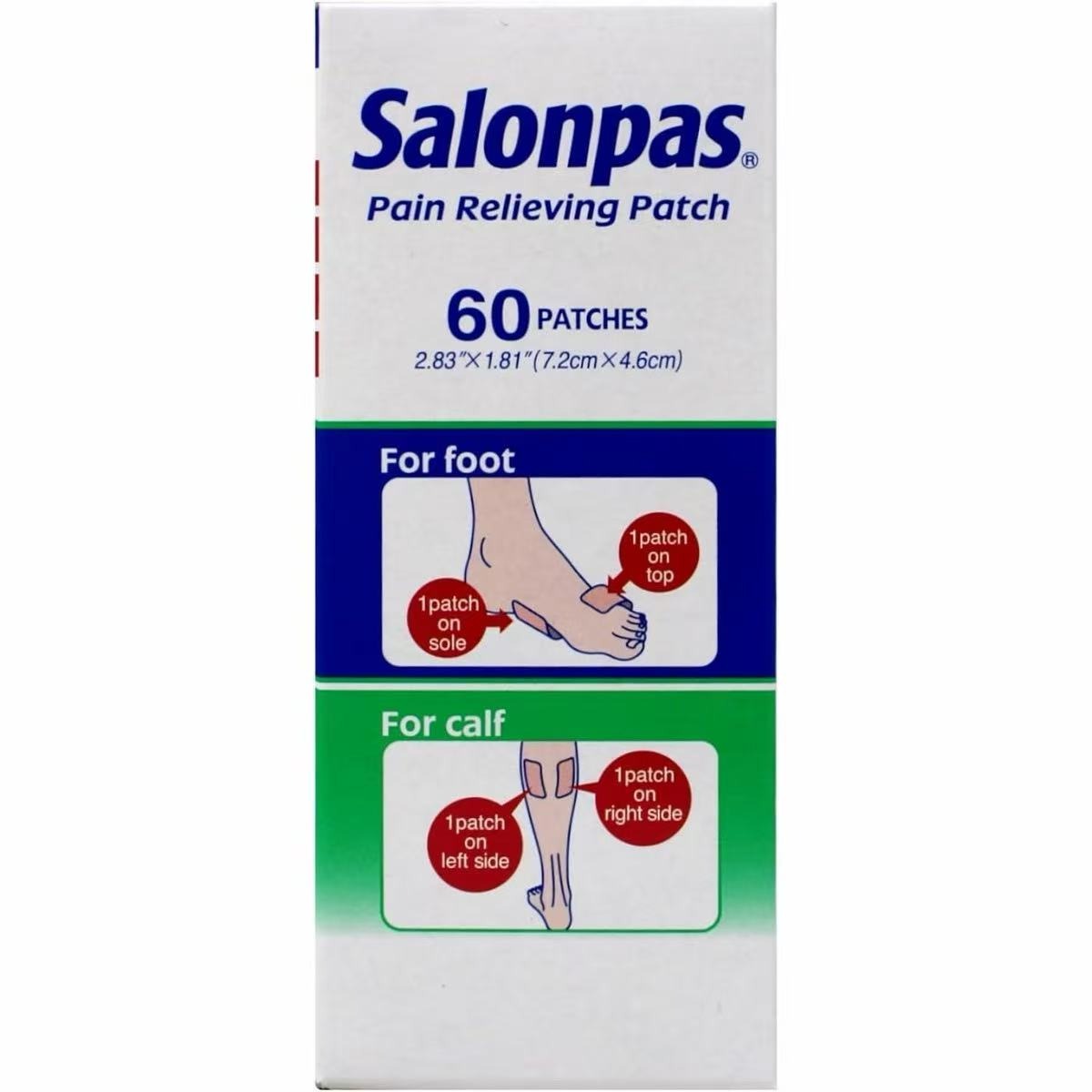 Salonpas Soothing Care Patches 60 ct