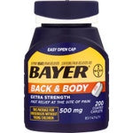 Bayer Aspirin Back & Body Extra Strength - 200 CT