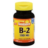 Sundance Vitamins B-2 100 Mg Energy Metabolism Tablets, 100 Ea