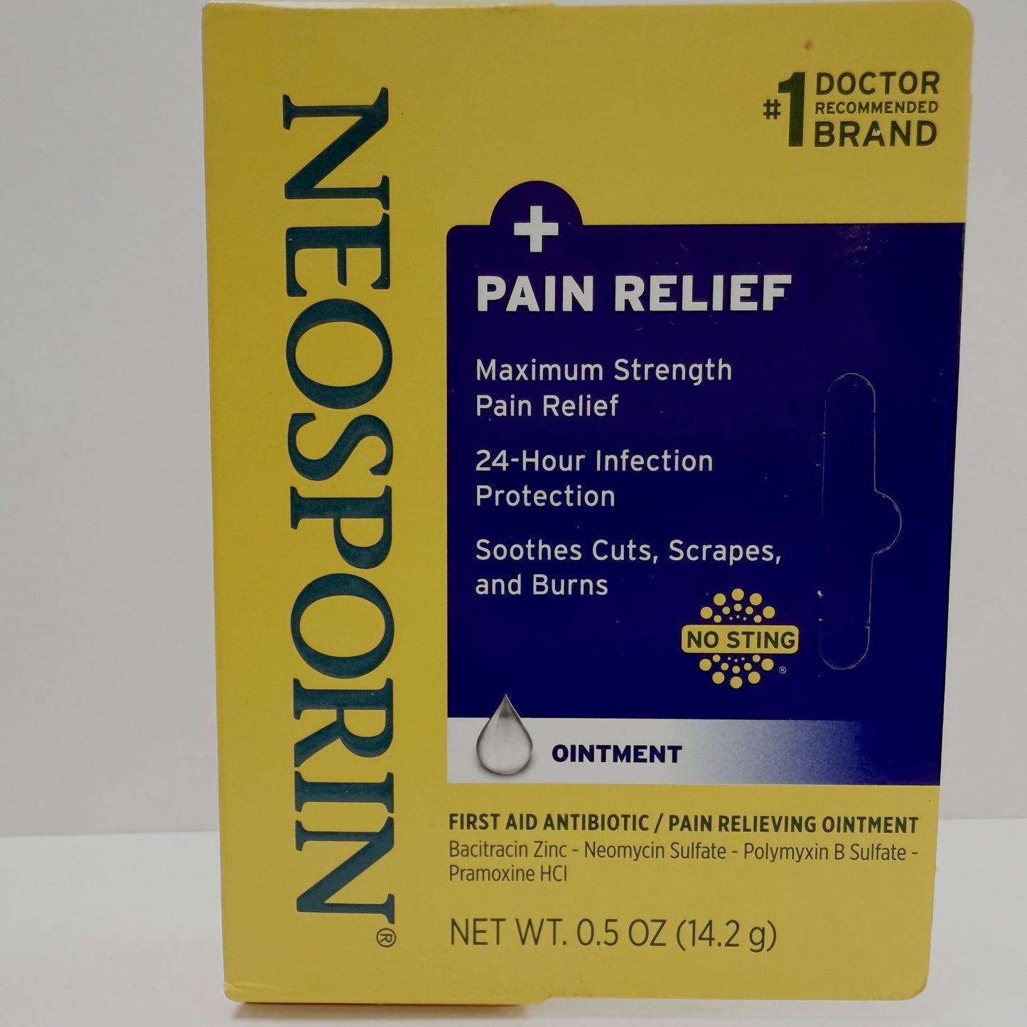 Neosporin OTC Pain Relief Antibiotic Ointment14.2g