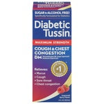 Diabetic Tussin Maximum Strength Cough & Chest Congestion DM Liquid - 4 oz - The Online Drugstore ©