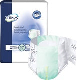 TENA Small Adult Incontinence Briefs, Unisex with Moderate Absorbency, 12 Coun