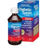 Diabetic Tussin Cough & Chest Congestion DM, Maximum Strength, Berry Flavor - 8 fl oz 4.