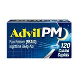 Advil PM Pain Reliever/Nighttime Sleep Aid Caplets, 38 mg - 120 ct