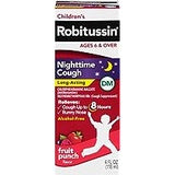 Robitussin Children's Nighttime Cough Fruit Punch 4 oz