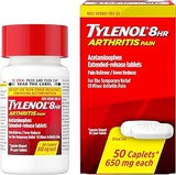 Tylenol 8 Hour Arthritis Pain Relief Extended-Release Tablets, 650 mg 50 TAB