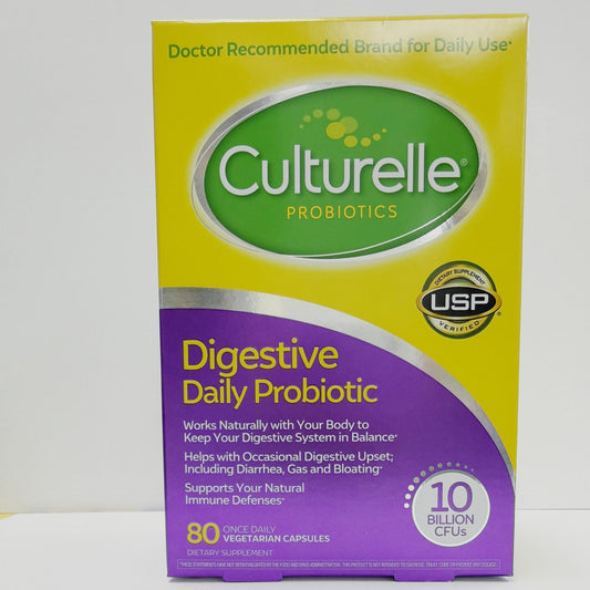 Culturelle Digestive Daily Probiotic 80 Capsules
