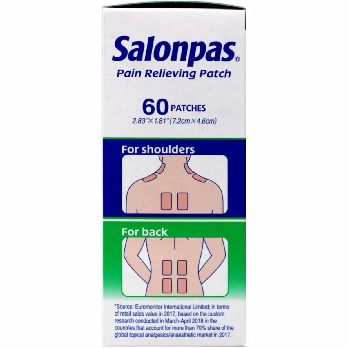 Salonpas Soothing Care Patches 60 ct