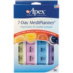 APEX 7 Day 4 Dose MediPlanner Pill Organizer